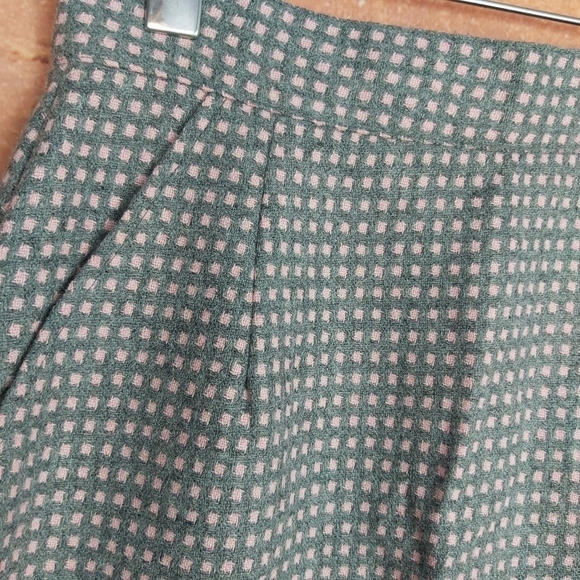 𝅺Vintage woolblend gray and pink high waisted maxi skirt Madenin Canada Size 9 - Picture 4 of 9